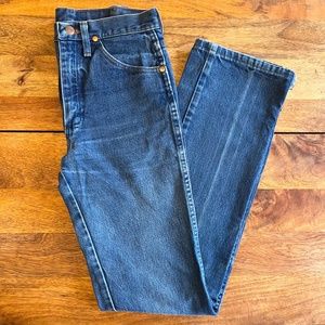 VINTAGE WRANGLER SPLIT HEM JEANS